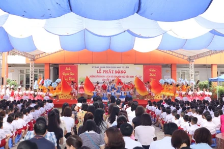 Sự kiện thu hút sự tham gia của đông đảo các đại biểu, chuyên gia và ngành giáo dục quận Nam Từ Liêm.