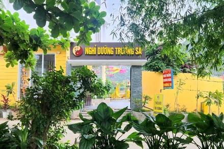 Khu nghỉ dưỡng mang tên Trường Sa ở Gia Viễn, Ninh Bình.