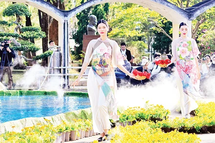 Lan xa thương hiệu "Tơ lụa Bảo Lộc"