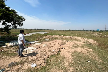 Địa điểm thực hiện Khu đô thị mới Đồng Mong (Bình Xuyên, Vĩnh Phúc). 