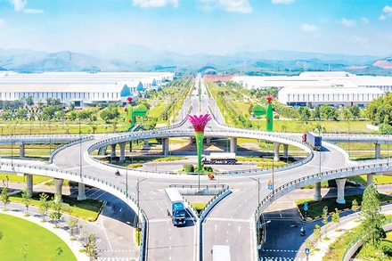 Khu kinh tế mở THACO Chu Lai, tỉnh Quảng Nam. Ảnh: LAN ANH
