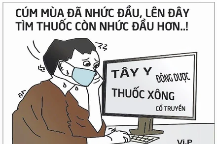 Cẩn trọng khi sử dụng thuốc điều trị bệnh cúm 