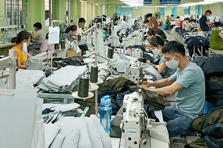 Sản xuất hàng dệt may xuất khẩu tại Tổng công ty cổ phần Dệt may Nam Định.