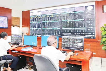 Trung tâm điều khiển xa của Điện lực Lào Cai.