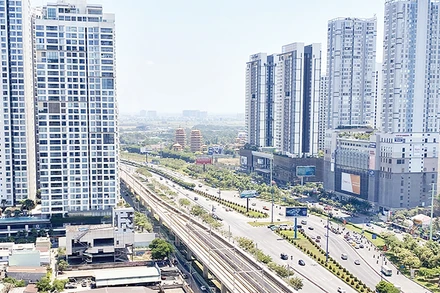 Một góc Thành phố Hồ Chí Minh. (Ảnh CTV)