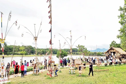 Lối vào không gian triển lãm.