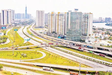 Hệ thống hạ tầng giao thông thành phố Thủ Đức được đầu tư đồng bộ và hiện đại. (Ảnh CTV)