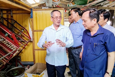 Lãnh đạo chủ chốt tỉnh Bạc Liêu thường xuyên xuống cơ sở, kịp thời tháo gỡ vướng mắc của nhân dân. (Ảnh MINH ĐẠT)