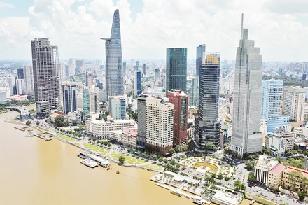 Một góc đô thị Thành phố Hồ Chí Minh.