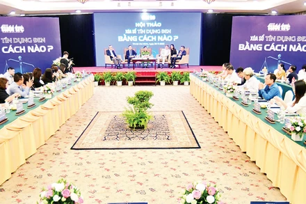 Hội thảo "Xóa sổ tín dụng đen-bằng cách nào?".