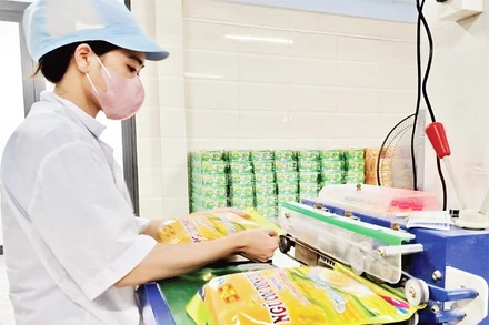 Sản xuất sản phẩm công nghiệp nông thôn tiêu biểu tại Công ty Trách nhiệm hữu hạn một thành viên sản xuất và thương mại Trường Thọ.