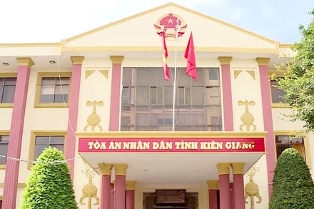 Trụ sở Tòa án nhân dân tỉnh Kiên Giang, nơi bà Nguyễn Thị Cẩm Thu từng làm việc. 