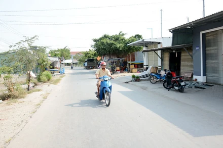 Lộ giao thông trên địa bàn xã Lình Huỳnh, huyện Hòn Đất. (Ảnh minh họa)