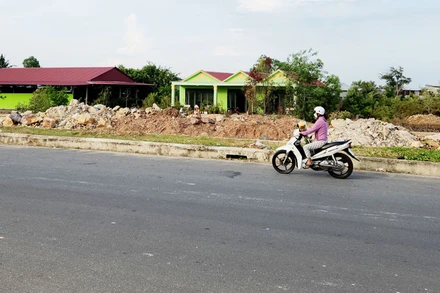 Ông Lý Thanh Giàu bao chiếm phần đất 2.895,9m2 sau đó xây dựng không phép 4 căn nhà (gồm 3 căn nhà kiên cố và 1 nhà xưởng). 