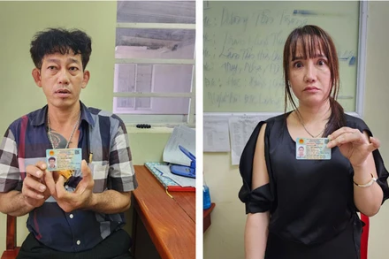 Đối tượng Ông Minh Phụng và Trần Thị Ánh Nga.