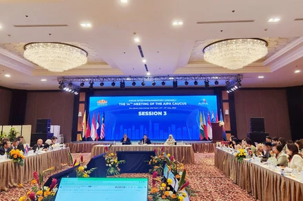 Quang cảnh phiên bế mạc Hội nghị Nhóm Tư vấn AIPA lần thứ 14.