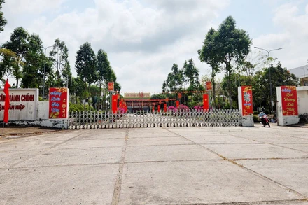 Trung tâm hành chính huyện Tân Hiệp-nơi ông Trần Minh Vũ từng là Phó Chủ tịch Ủy ban nhân dân huyện Tân Hiệp. 