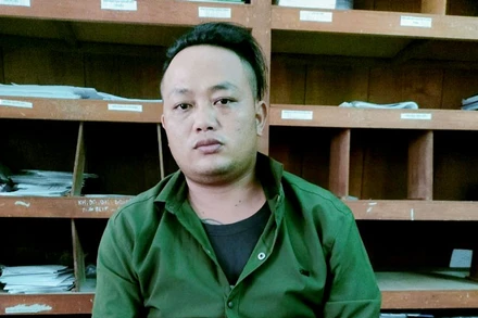 Đối tượng Đinh Văn Lành. (Ảnh: Cổng TTĐT Công an Kiên Giang)