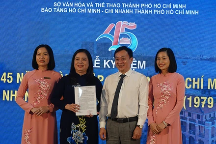 Trao Quyết định xếp hạng I cho Bảo tàng Hồ Chí Minh, Chi nhánh Thành phố Hồ Chí Minh.