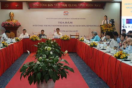 Quang cảnh hội nghị. (Ảnh M.H).