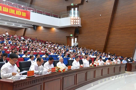 Quang cảnh hội nghị.