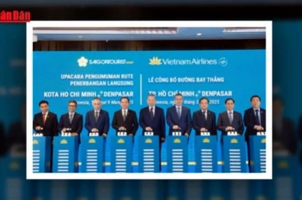 [Video] Tổng Bí thư Tô Lâm dự Lễ công bố đường bay thẳng Thành phố Hồ Chí Minh - Denpasar (Indonesia)