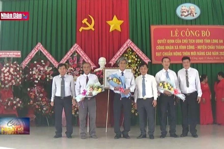 Long An công nhận xã thứ 22 đạt chuẩn nông thôn mới