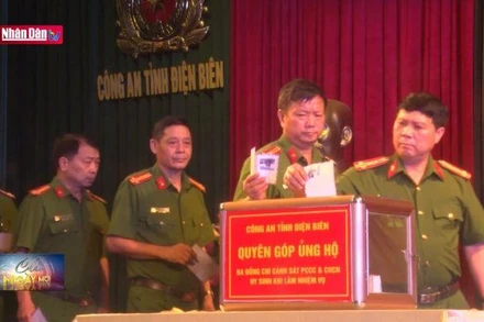 Công an Điện Biên học tập gương dũng cảm của 3 liệt sỹ công an Hà Nội