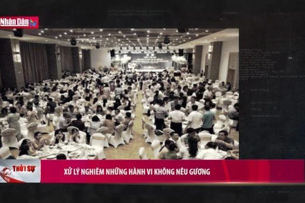 Xử lý nghiêm những hành vi không nêu gương