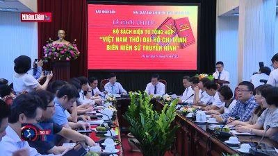 Ra mắt bộ sách điện tử ''Việt Nam Thời đại Hồ Chí Minh - Biên niên sử truyền hình''
