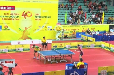 Giải bóng bàn quốc gia Báo Nhân Dân: Trao giải vô địch đơn nam, đơn nữ