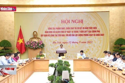 Thủ tướng chủ trì sơ kết thực hiện công tác cứu nạn, cứu hộ của lực lượng PCCC