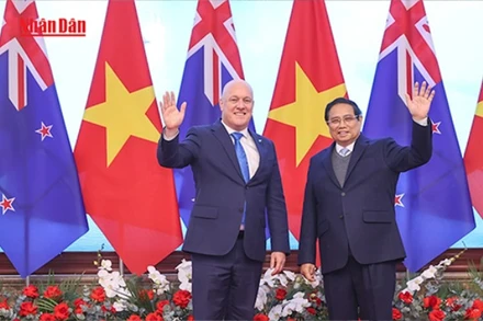 [Video] Thủ tướng Phạm Minh Chính hội đàm với Thủ tướng New Zealand