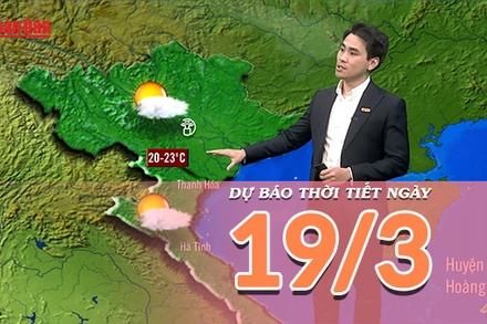 [Video] Dự báo thời tiết ngày 19/3/2025