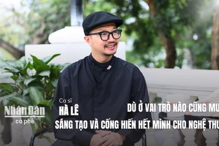 [Video] Cà phê Nhân Dân | Ca sĩ Hà Lê luôn muốn được sáng tạo và cống hiến hết mình cho nghệ thuật