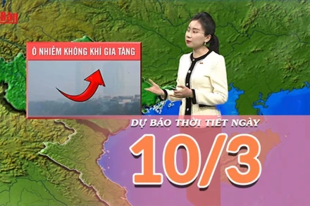 [Video] Dự báo thời tiết ngày 10/3/2025
