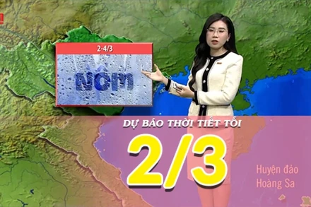 [Video] Dự báo thời tiết tối ngày 2/3/2025