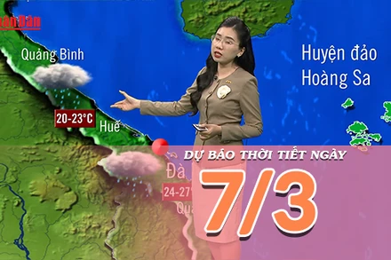 [Video] Dự báo thời tiết ngày 7/3/2025