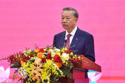 Tổng Bí thư, Chủ tịch nước Tô Lâm chủ trì họp báo ngày 3/8, ở Hà Nội. Tại đây, nhà lãnh đạo nêu 5 ưu tiên của đối ngoại Việt Nam trong thời gian tới. (Ảnh: Báo Thế giới và Việt Nam)