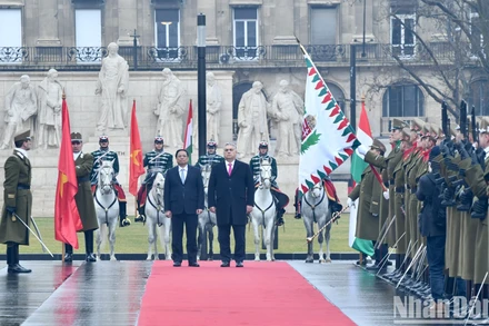 Hungary dành cho Thủ tướng Phạm Minh Chính và Phu nhân cùng Đoàn đại biểu cấp cao Việt Nam sự đón tiếp hết sức trọng thị, thân tình, thắm tình hữu nghị.