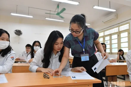 Tại kỳ thi tốt nghiệp THPT (Ảnh: THÀNH ĐẠT)