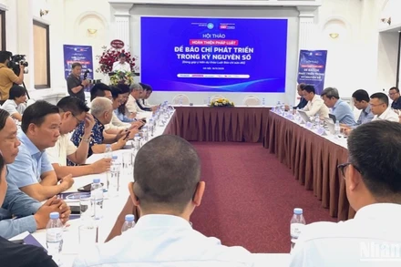 Hội thảo lấy ý kiến đóng góp vào Dự thảo Luật Báo chí (sửa đổi). 