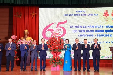 Lễ kỷ niệm 65 năm ngày thành lập Học viện Hành chính quốc gia