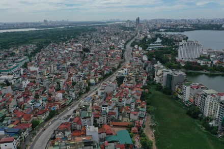 [Ảnh] Toàn cảnh Dự án mở rộng đường Âu Cơ - Nhật Tân trước ngày thông xe kỹ thuật toàn tuyến 