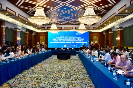 [Ảnh] Toàn cảnh Hội thảo Kinh tế báo chí truyền thông Việt Nam trong bối cảnh phát triển kinh tế số