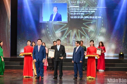 [Ảnh] Lễ trao Giải thưởng toàn quốc về thông tin đối ngoại lần thứ IX