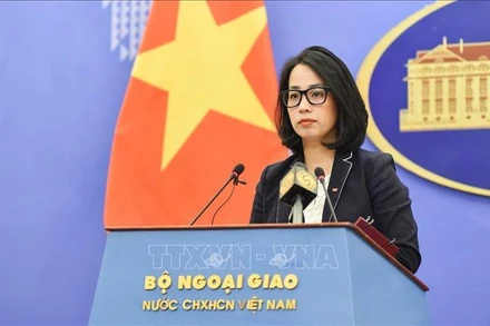 Người phát ngôn Bộ Ngoại giao Phạm Thu Hằng. Ảnh: TTXVN phát