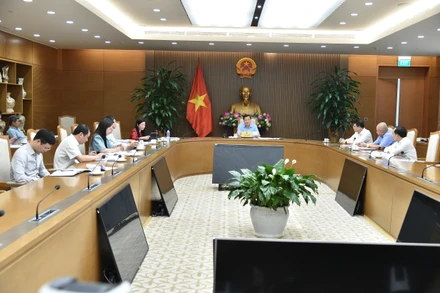 Quang cảnh buổi họp. (Ảnh: VGP)