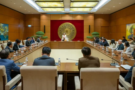 Toàn cảnh Lễ Công bố Nghị quyết.