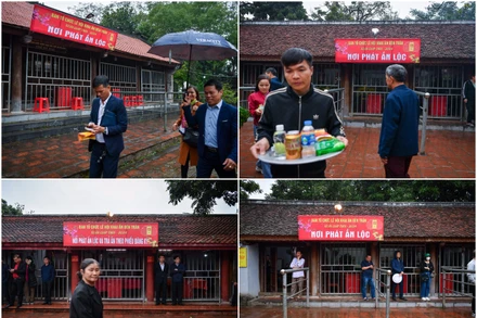 Các địa điểm phát ấn tại đền Trần Nam Định.